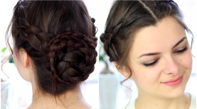 Quick Easy Braided Updo Loepsie