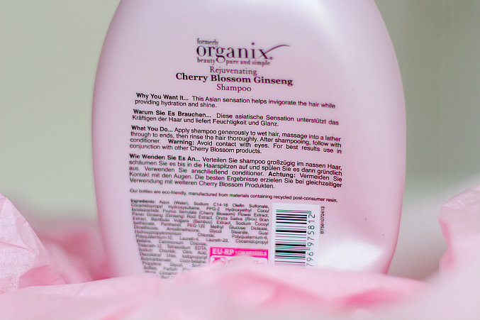 Used Up: Ogx Cherry Ginseng Shampoo -