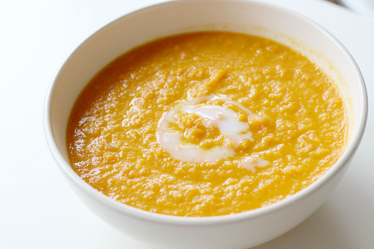 coconut ginger carrot soup 2