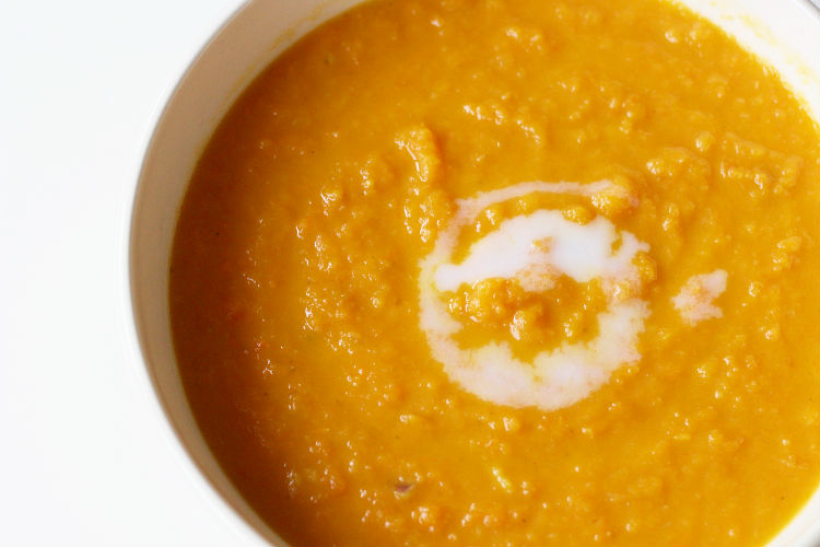coconut ginger carrot soup 3