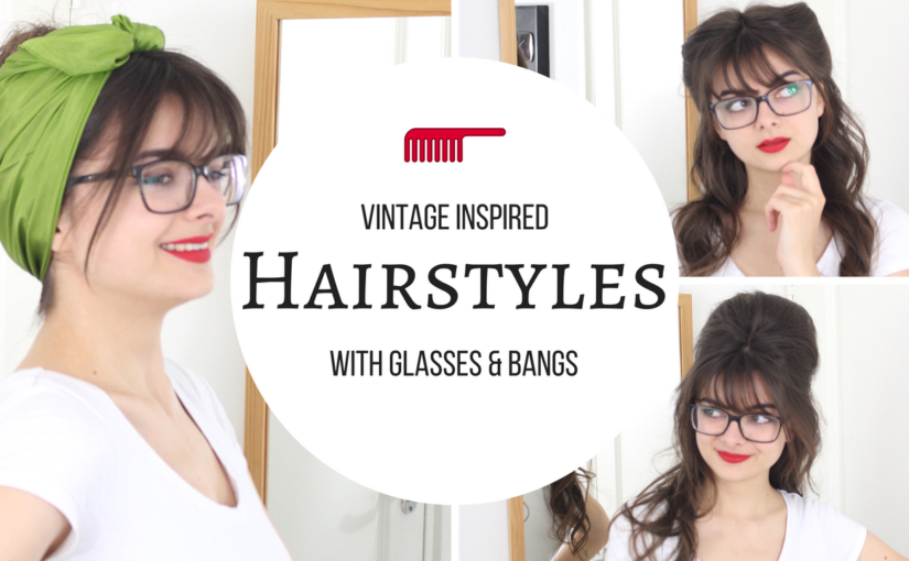 Cute Vintage Inspired Hairstyles With Glasses Loepsie