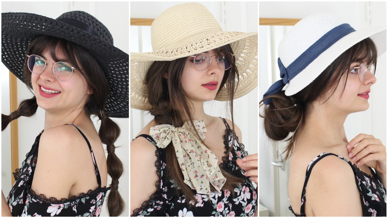 Ways To Style Your Hair With Summer Hats