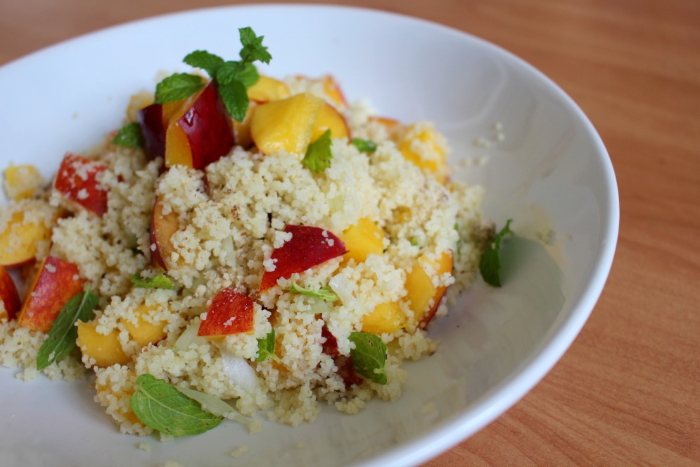 Peach Couscous Salad