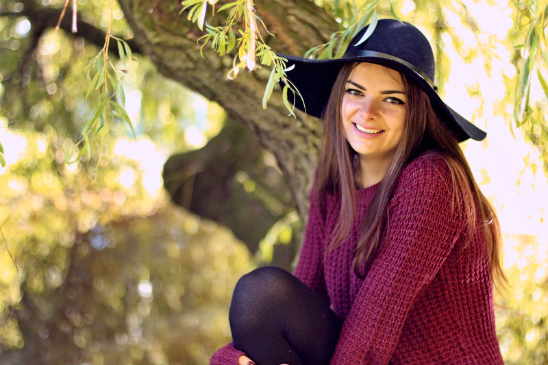 Burgundy & Black Lookbook