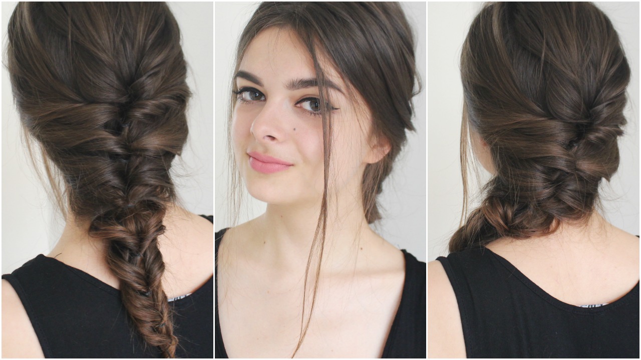 topsy turvy flipped ponytail tutorial and this side ponytail hairstyle tuto...