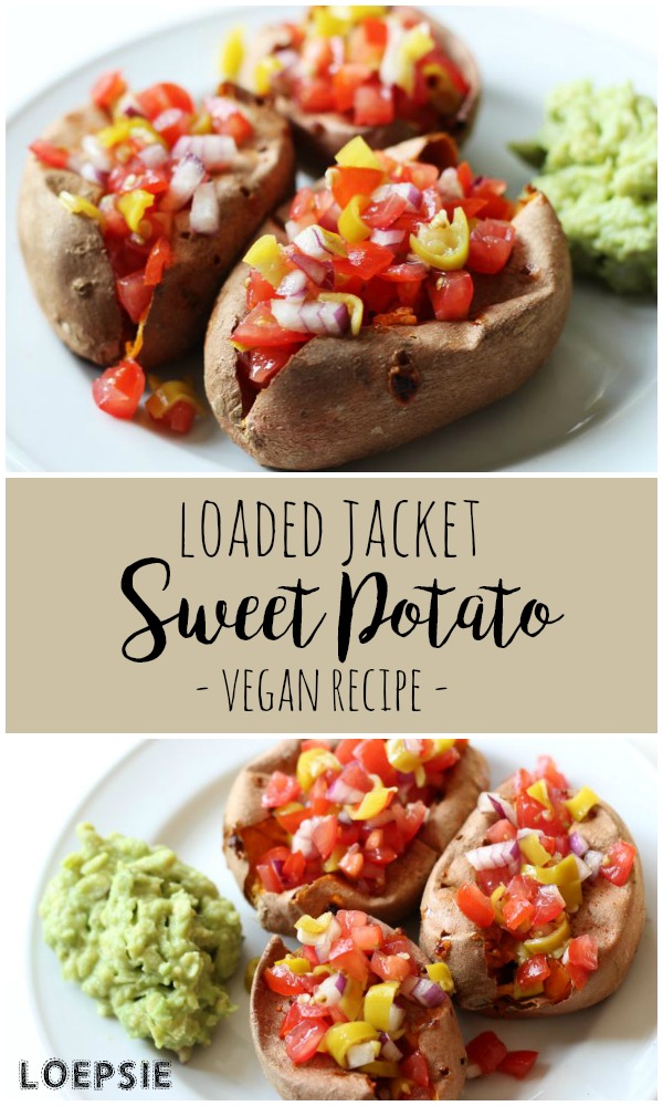 Loaded Jacket Sweet Potato | Recipe - Loepsie