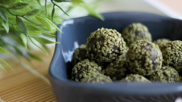 Chocolate Matcha Energy Balls | Recipe