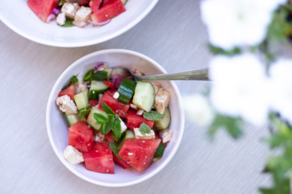 Watermelon Mint Salad