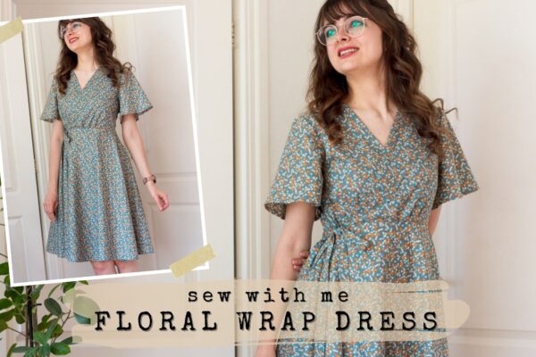 Floral Summer Wrap Dress – Sew With Me