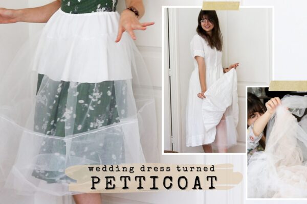 Making An Easy Petticoat Out Of Leftover Bridal Tulle – Beginner Friendly Project