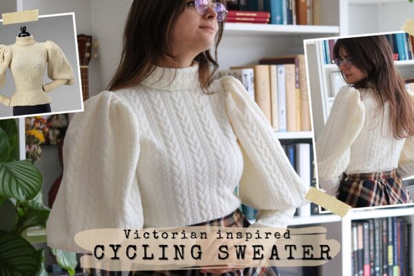 Sewing An 1890s Inspired Cycling Sweater – No Knit Historybounding Sweater