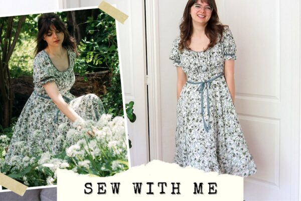 Floral & Frilly Summer Dress 💐 Sew With Me
